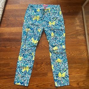 Lilly Pulitzer Kelly Skinny Ankle Pant in Zest for Life